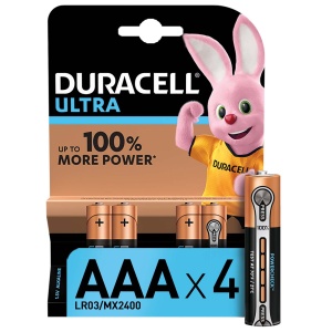 Батарейка DURACELL Ultra Power ААА миз 4 шт