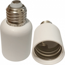 Переходник Прогресс Е27-Е40 пластик 94300