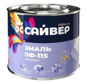 Эмаль ПФ-115 оранжевая 1,8кг Сайвер (6) 