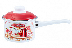 Ковш эмалированный 1,5 л La Cuisine с крышкой цил ТМ Appetite 1/4