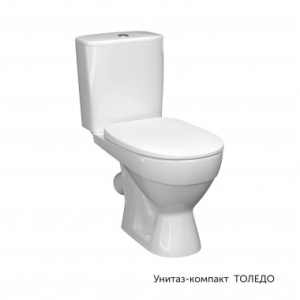 Унитаз-компакт ТОЛЕДО,к/в 2-реж.сид.DP