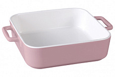 Форма керам 33х27х6,5 см Twist TM Appetite квадратная розовый 1/1