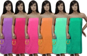 Килт женский махровый 80х150, 70х150 вышивка