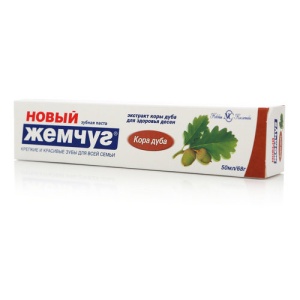 Зубная паста Жемчуг-новый Кора дуба 100мл