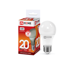 Лампа LED-А60-VC 20Вт 6500К Е27 IN HOME
