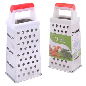 Терка 4-х гранная 24см рабочая часть 19см МультиДом 1/6