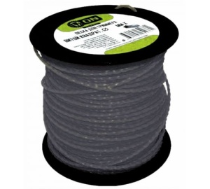 Леска д/триммера "витой квадрат" усиленная 2,4мм 110м 15-01-336 на DIN катушке