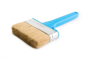 Кисть плоская 120х25мм Эксперт ГОЛУБАЯ 