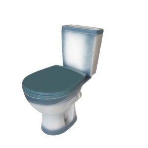 Унитаз-компакт СОЛО горизонтальный выпуск, 2-реж, сид. ПП, зеленый 