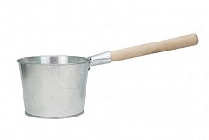 Ковш оцинкованный 2,5л деревянная ручка