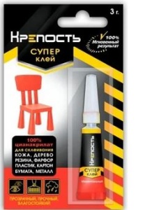 Суперклей КРЕПОСТЬ туба 3гр 
