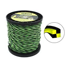 Леска д/триммера "витой квадрат" двухкомп.усиленная 3мм 80м 15-01-350