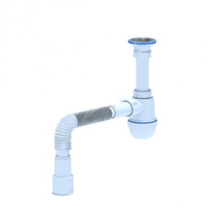 Сифон АНИ ГРОТ 1 1/2х40 гибкое соединение 40/50