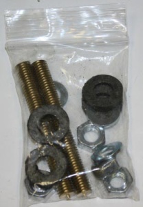 Крепление унитаза/бачка с полочкой (болт М8) цинк