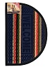 Коврик придверный 40*60 полукруг синий COMFORT (20) 