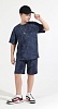 Костюм мал. (футб+шорты) Дым-1 рост 158 (ЧЗ)