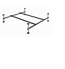 Каркас для стального поддона 70х70