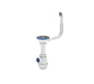 Сифон Aquant 3 1/2 х40 с круглым переливом