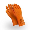 Перчатки латексные,интерлок р-р 10-10,5 (XL) ФИШЕР оранж.
